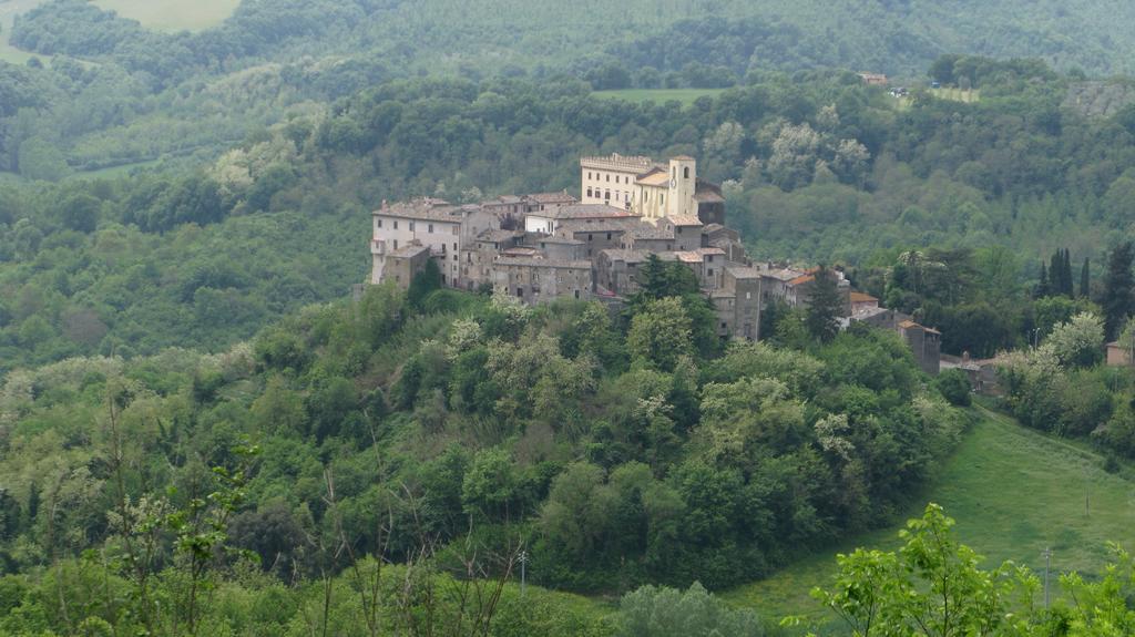 Castello Costaguti Hotel Roccalvecce Bagian luar foto